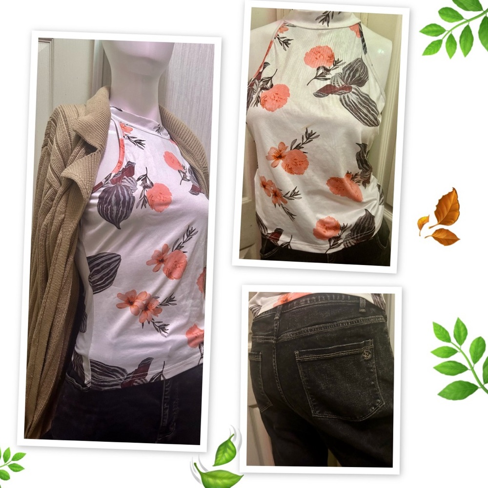Floral Print Women's Top
